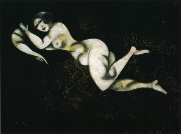 横たわるヌード 現代マルク・シャガール Oil Paintings